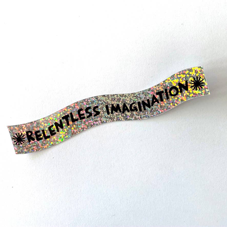 Relentless Imagination - Holographic Swirl Sticker