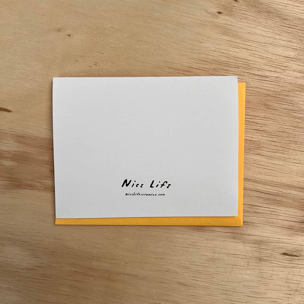 Happiness is friend card