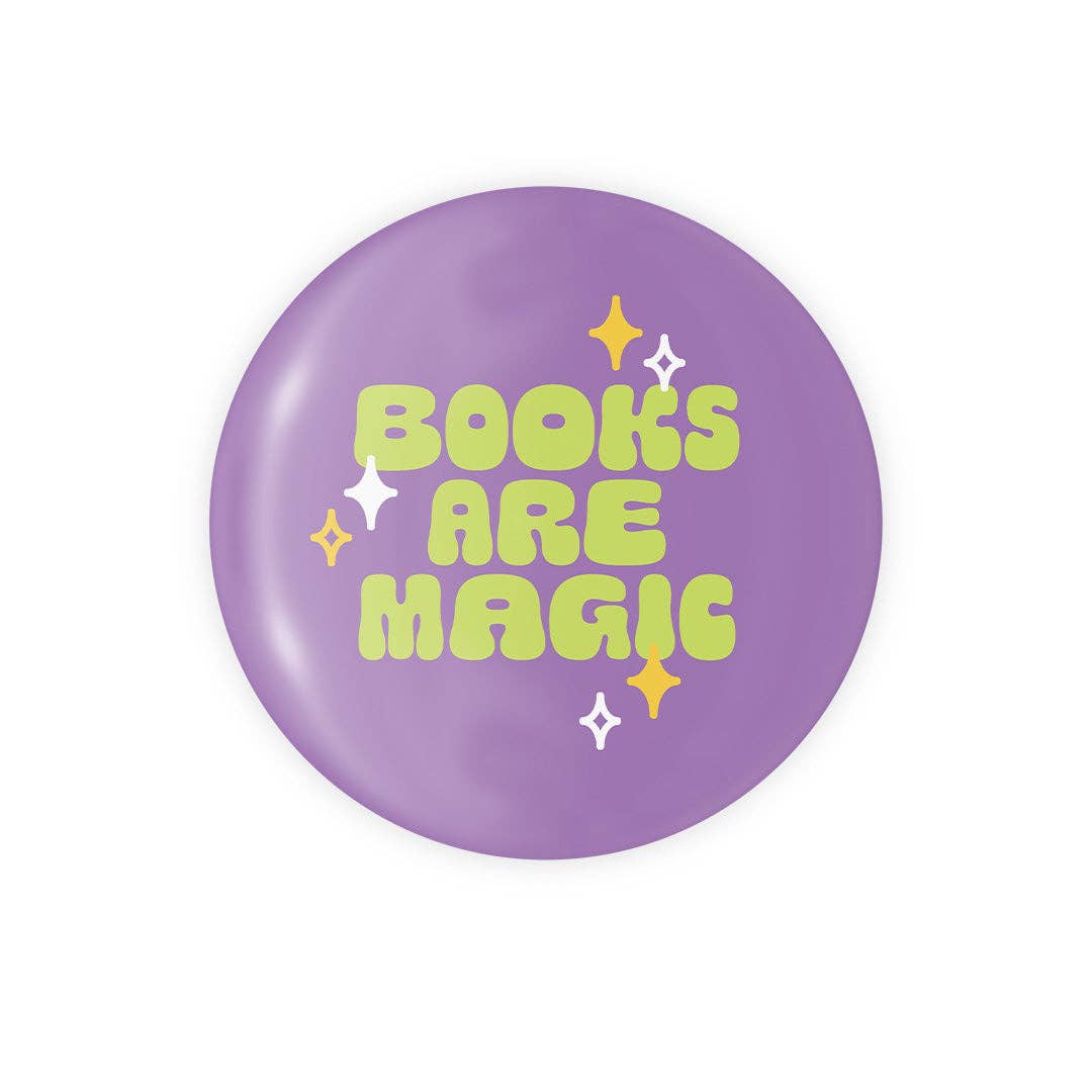 Books are Magic - 1.25" Round Button