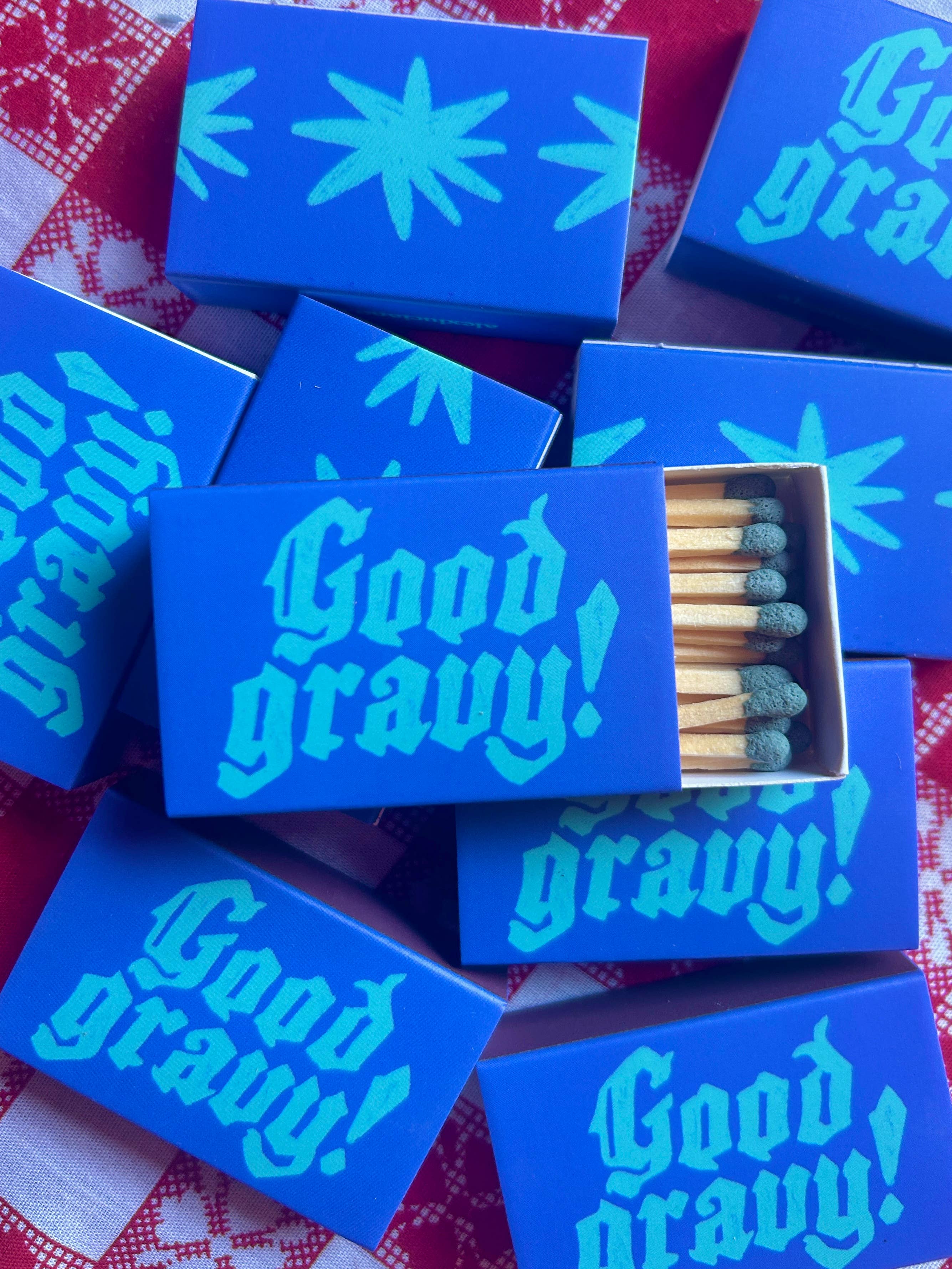 Good Gravy! Matches for Dinner Party, Home Decor, Candles