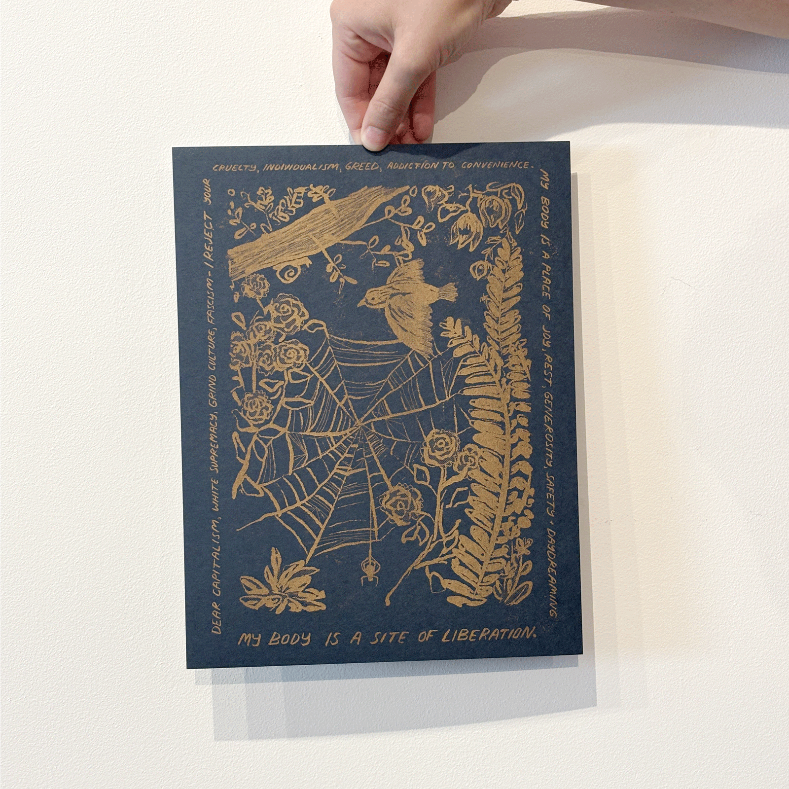 Site of Liberation Risograph Poster