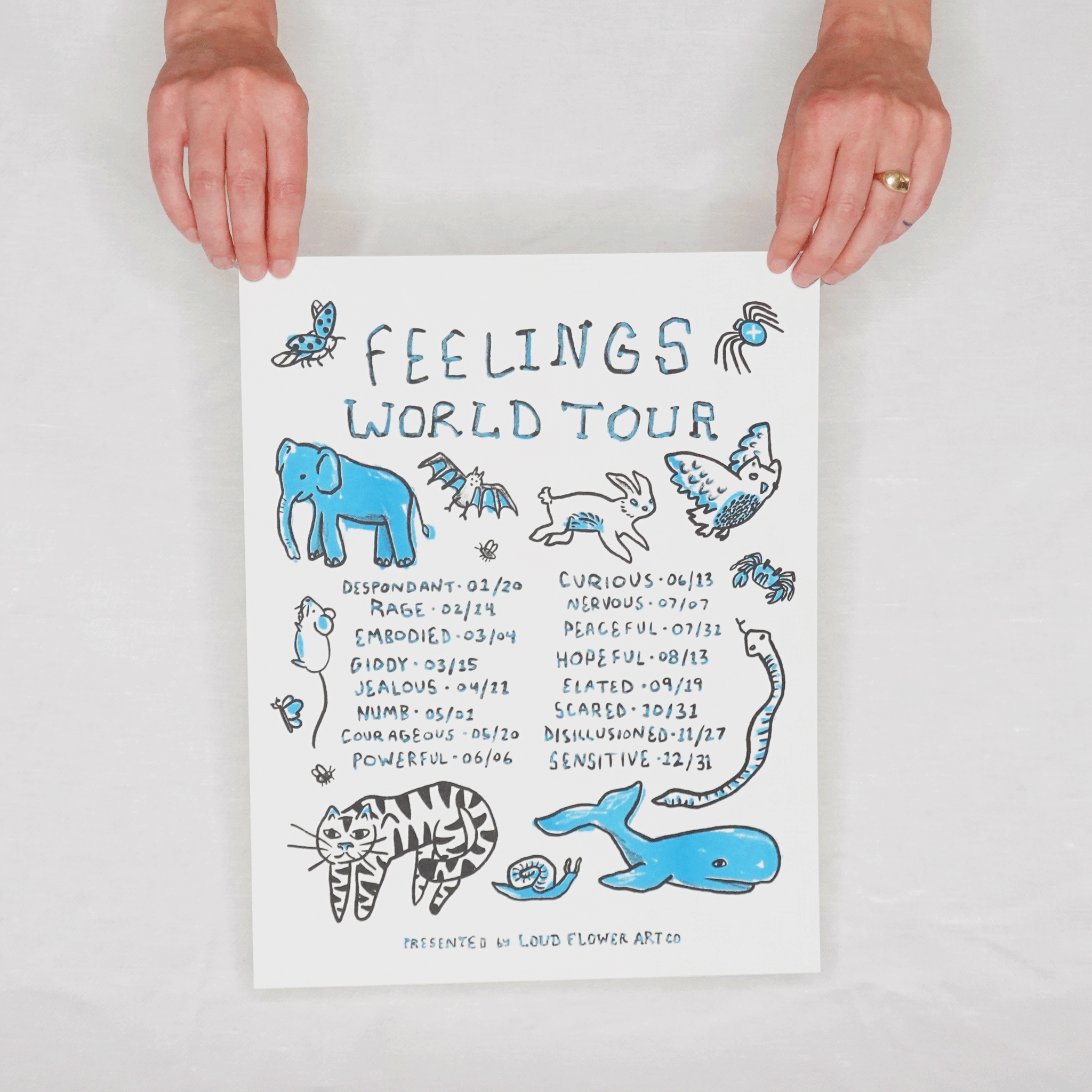 Feelings World Tour Poster