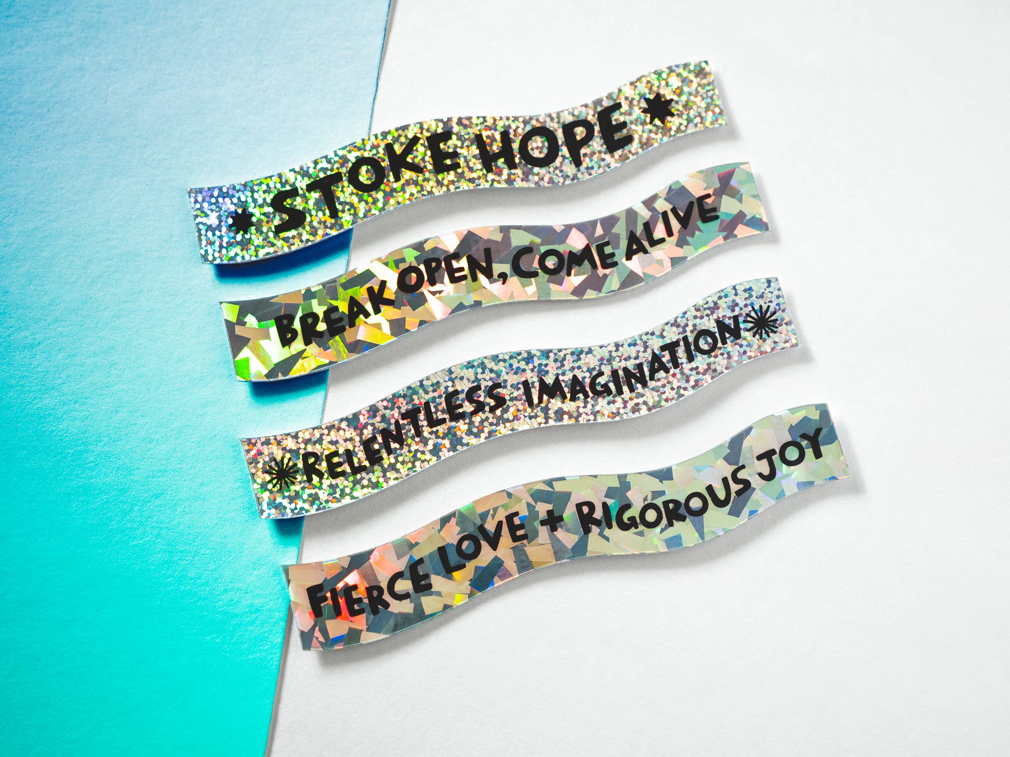 Relentless Imagination - Holographic Swirl Sticker