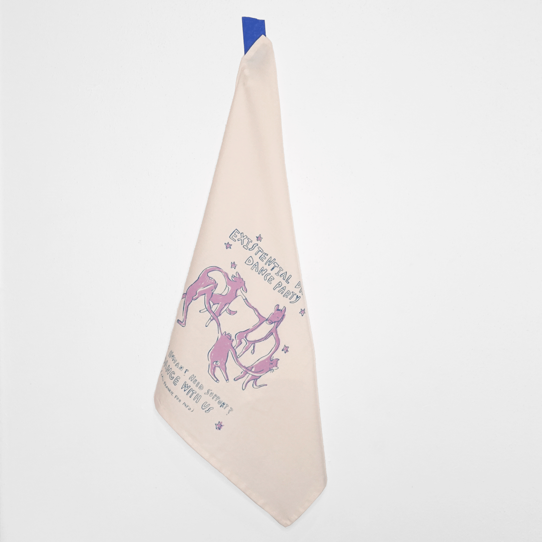 Existential Dread Dance Party Kitchen Tea Towel