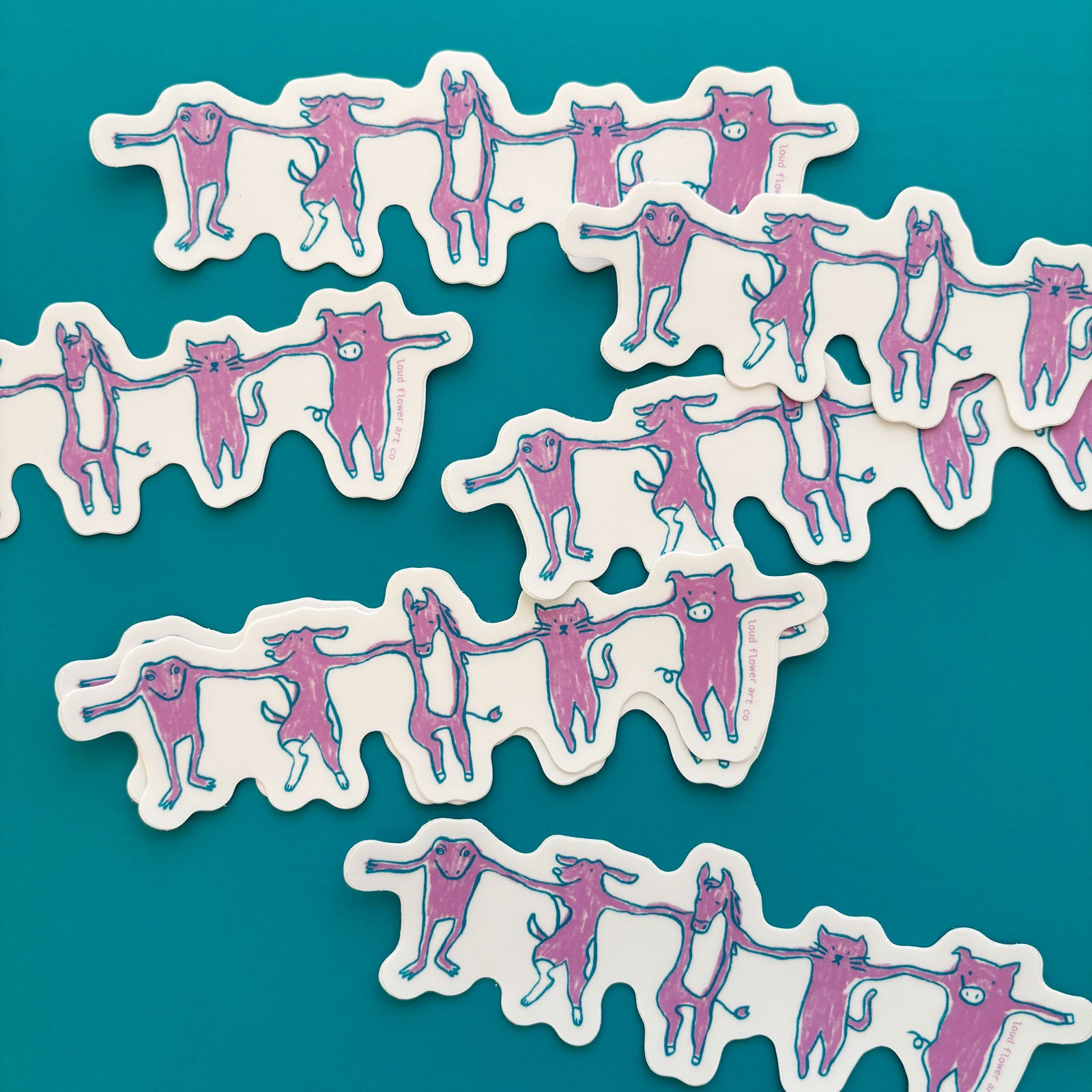 Existential Dread Dancers Sticker