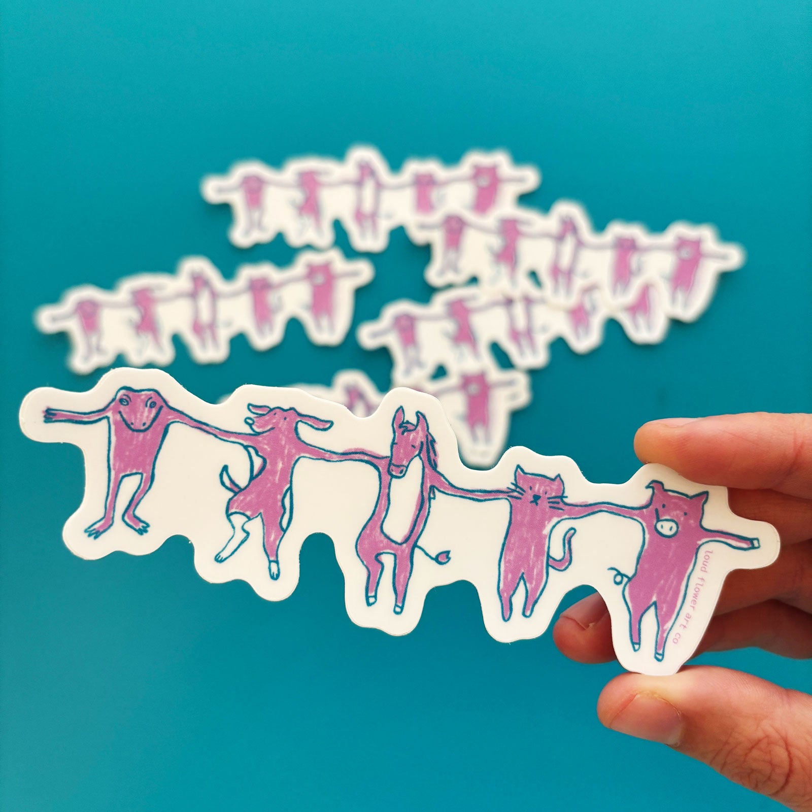 Existential Dread Dancers Sticker