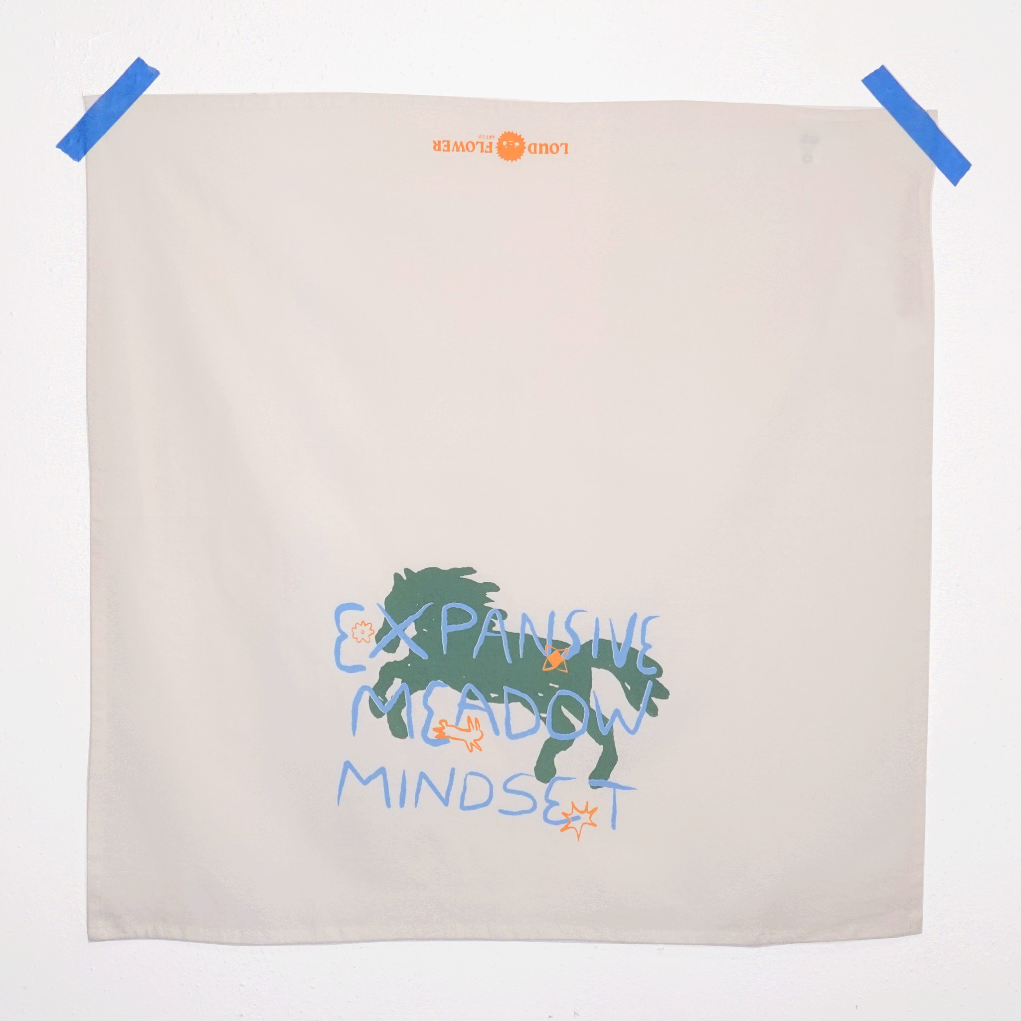 Expansive Meadow Mindset Kitchen Tea Towel