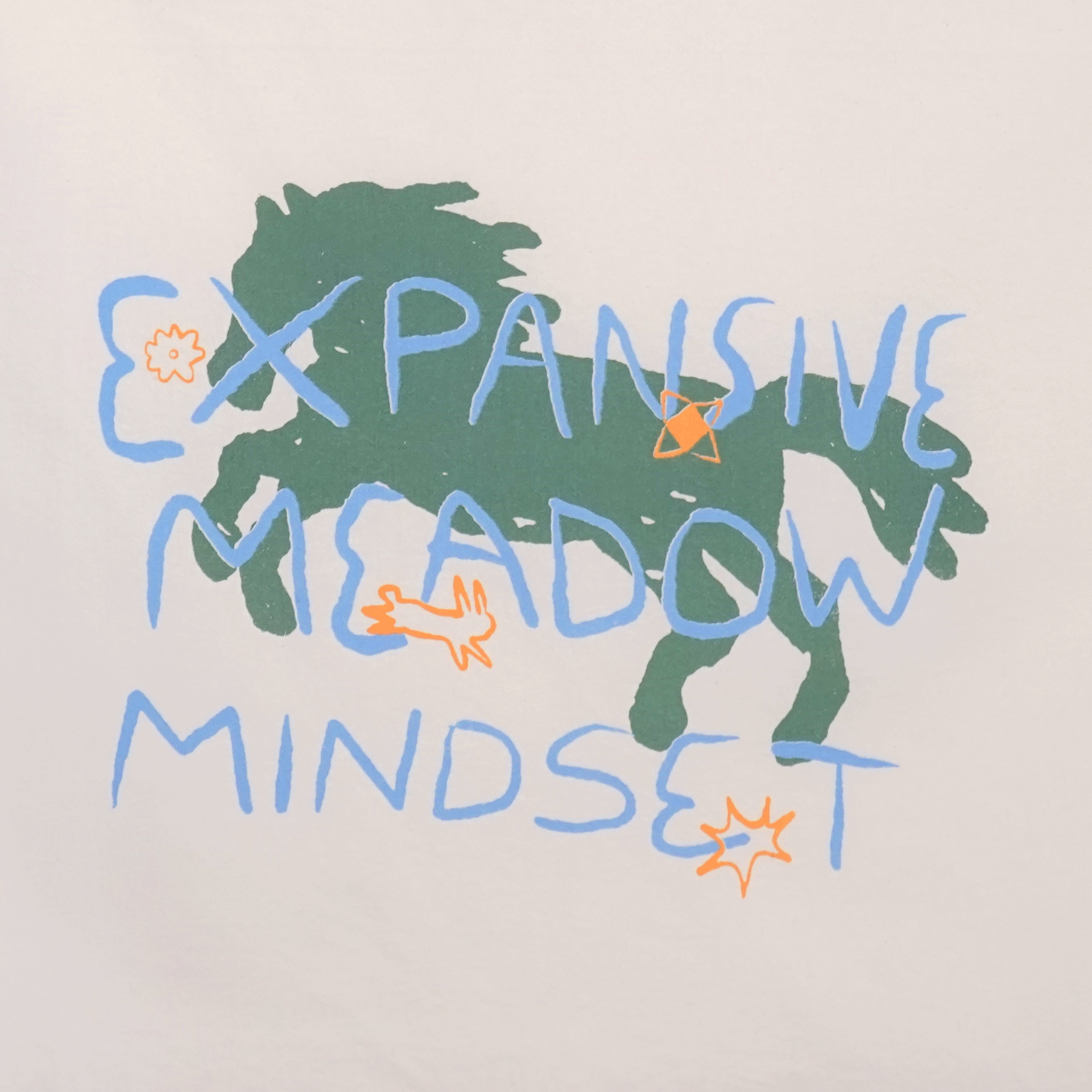 Expansive Meadow Mindset Kitchen Tea Towel