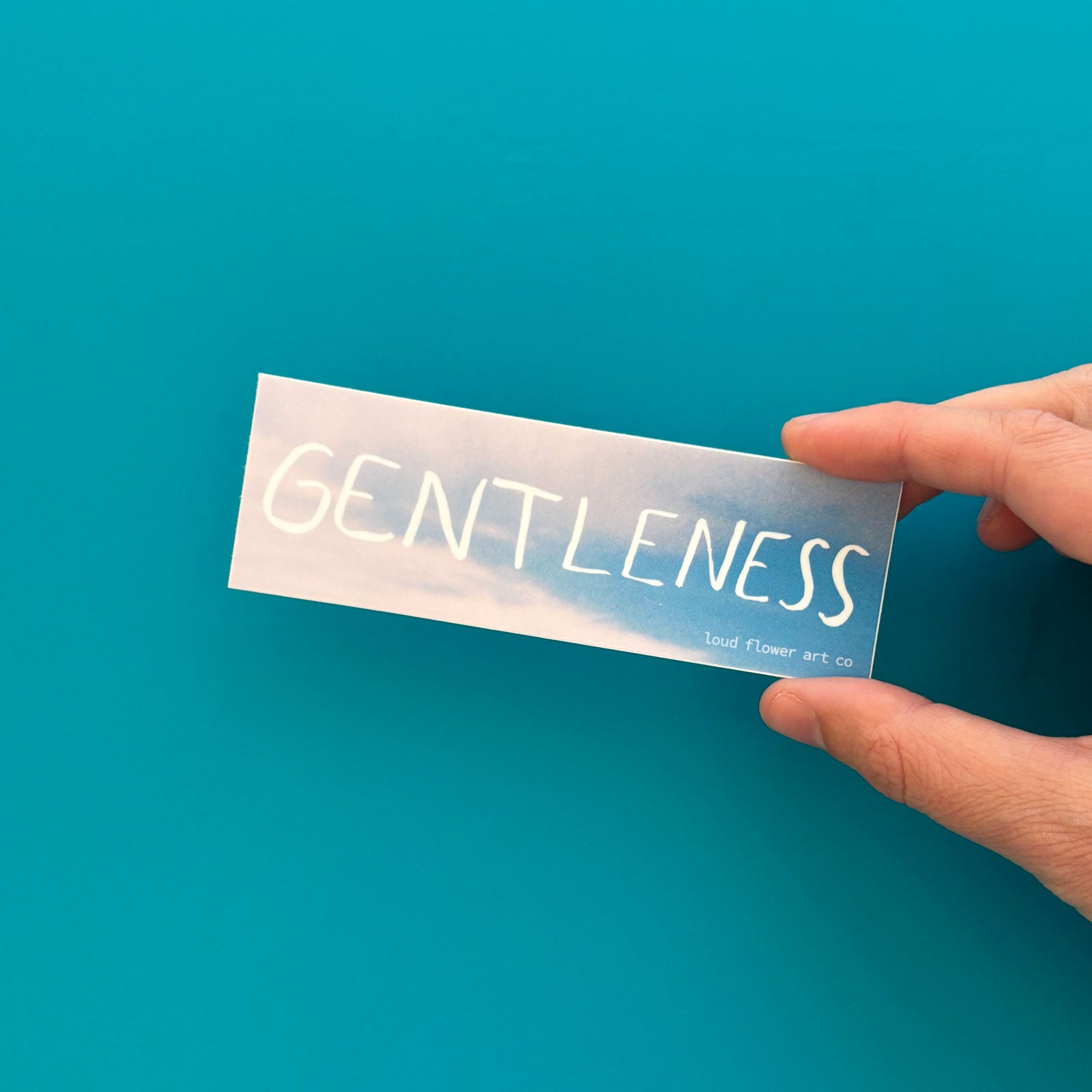 Gentleness Sticker