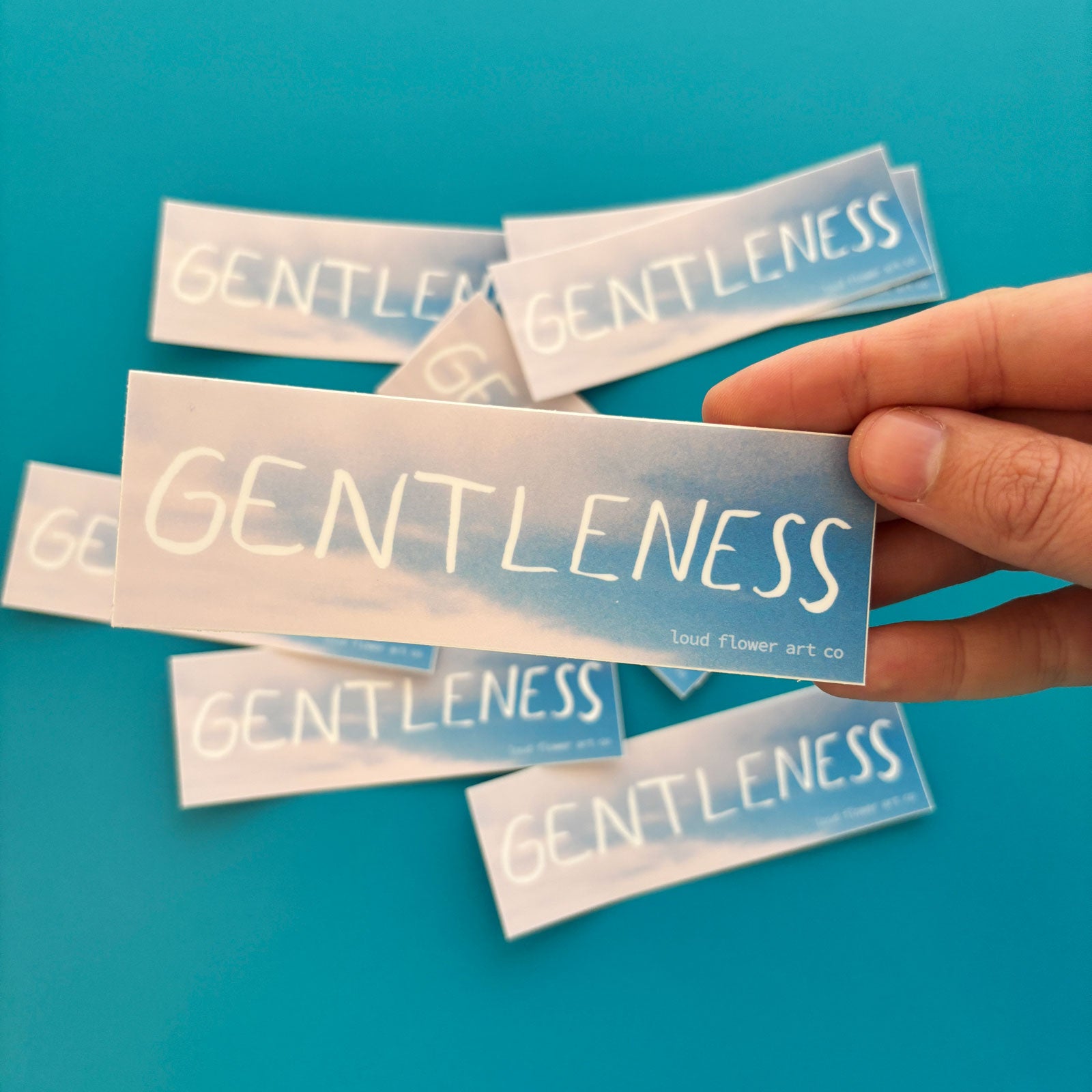 Gentleness Sticker