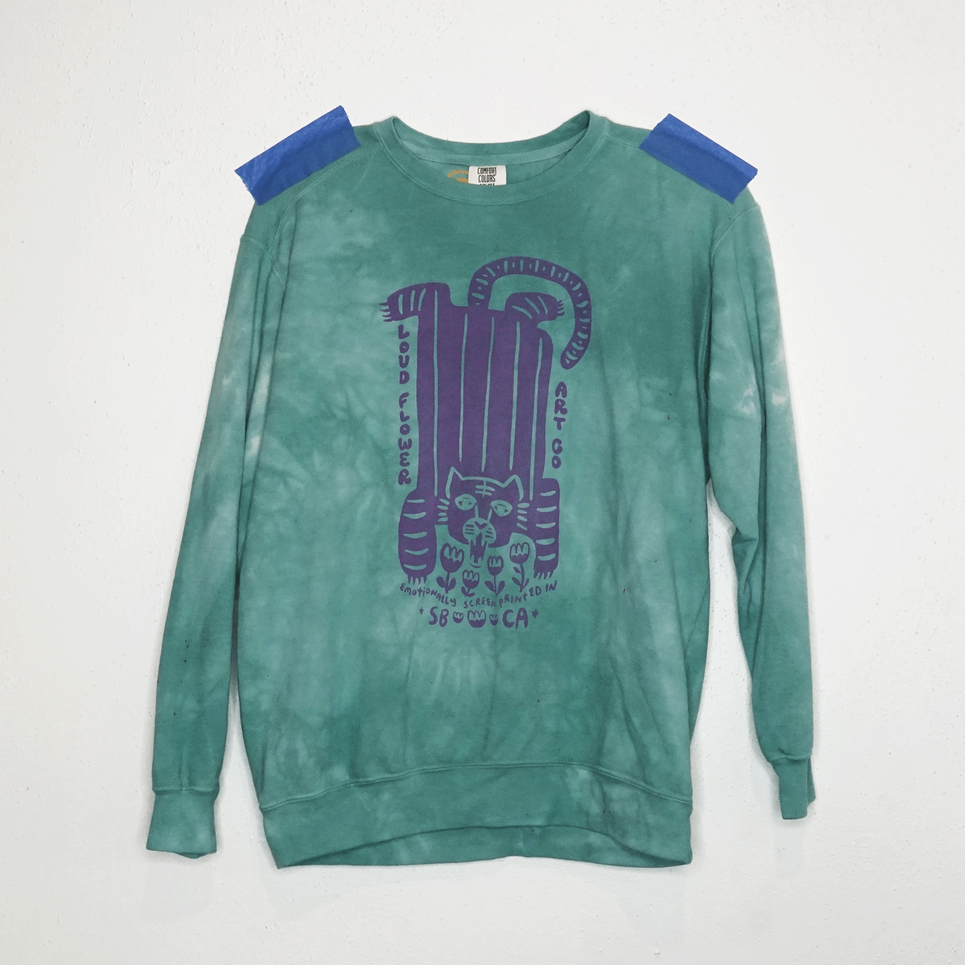 Leopard Sweatshirt - Green