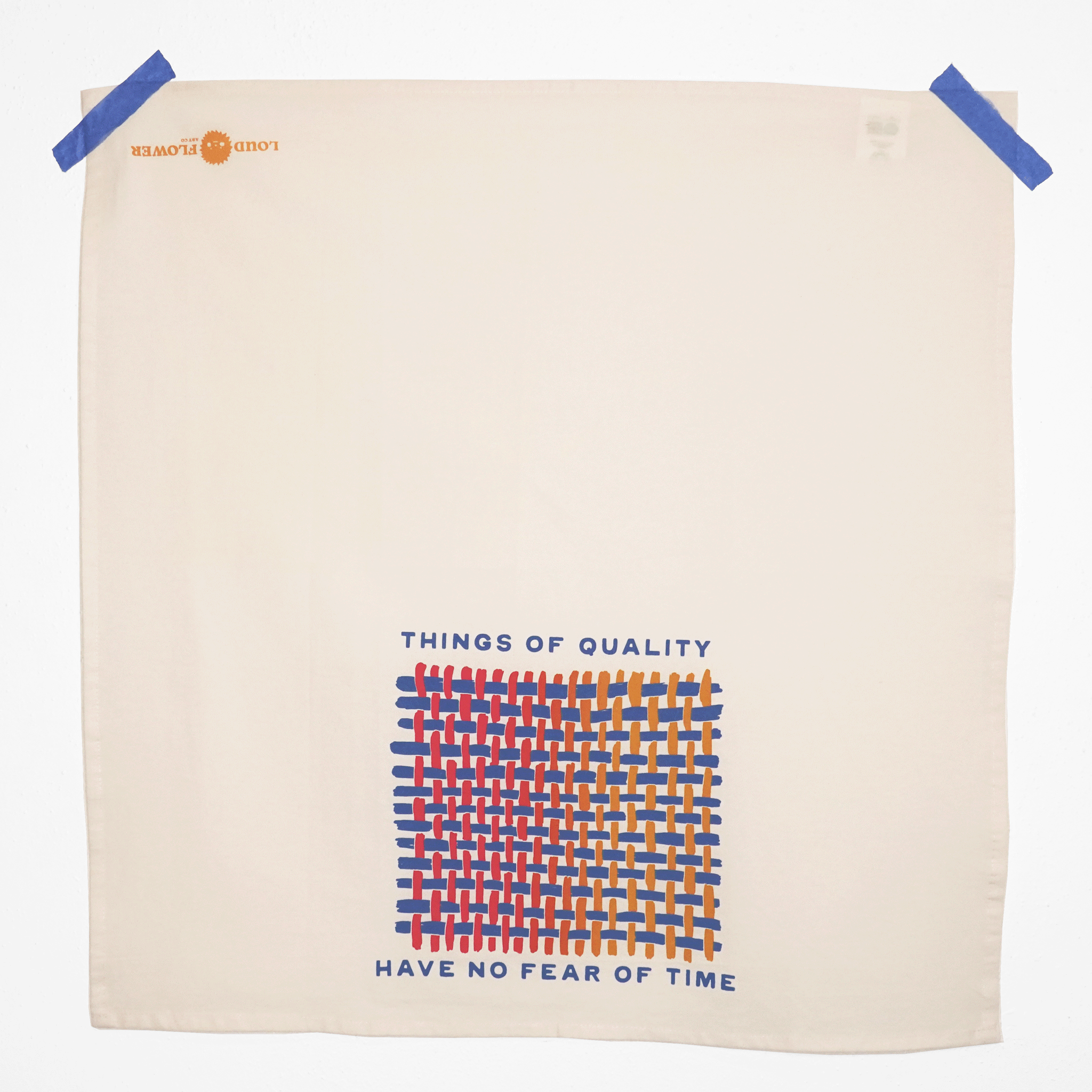 No Fear of Time Kitchen Tea Towel