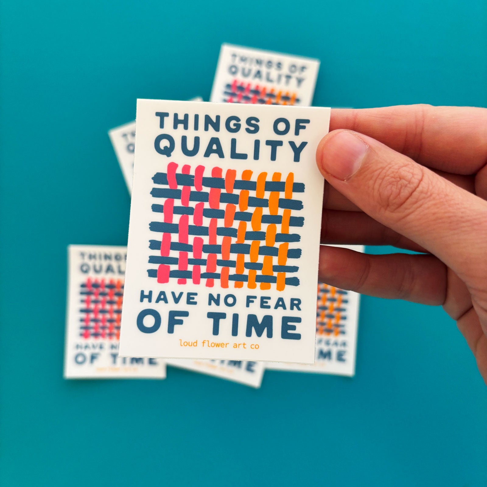No Fear of Time Sticker