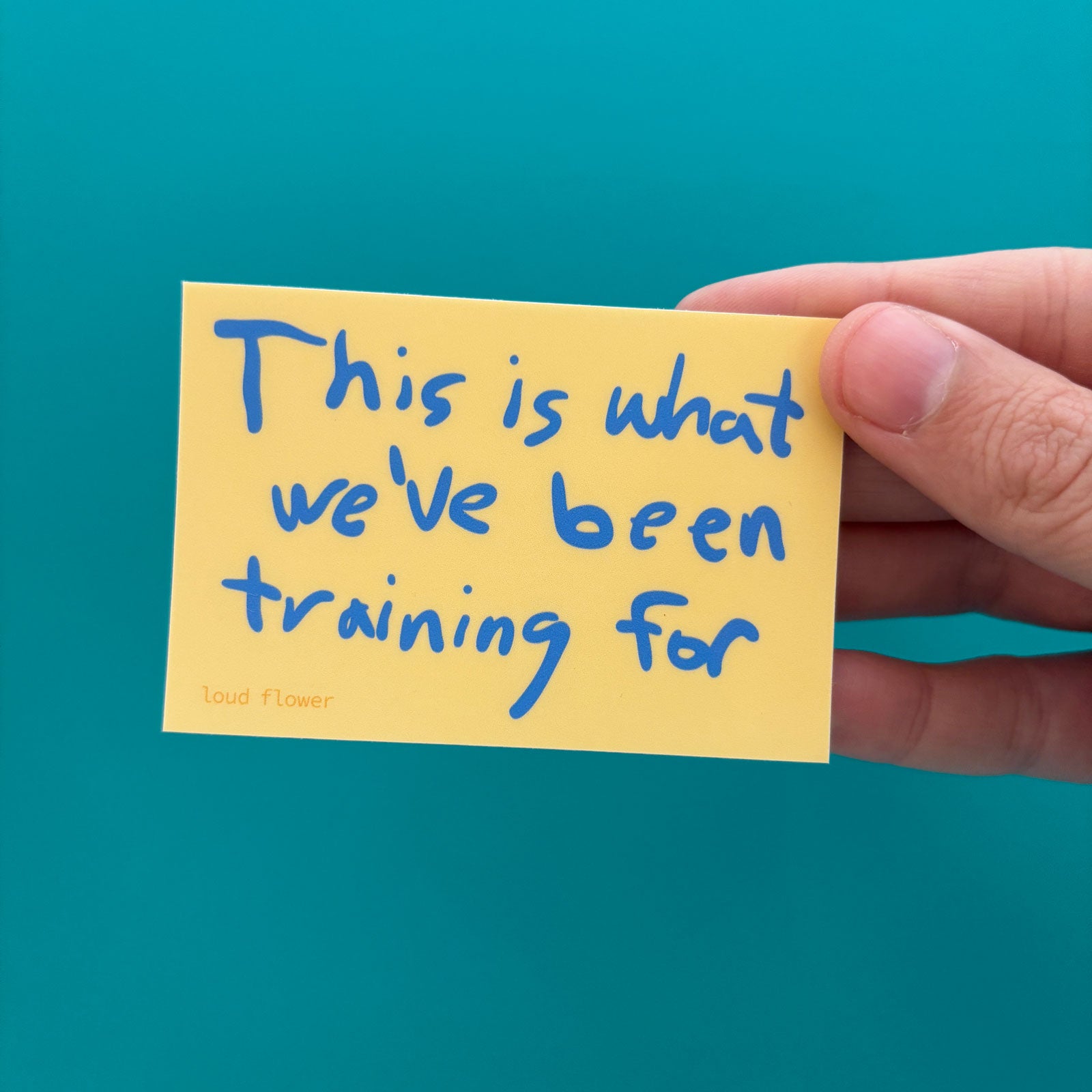 This is What We've Been Training For Sticker