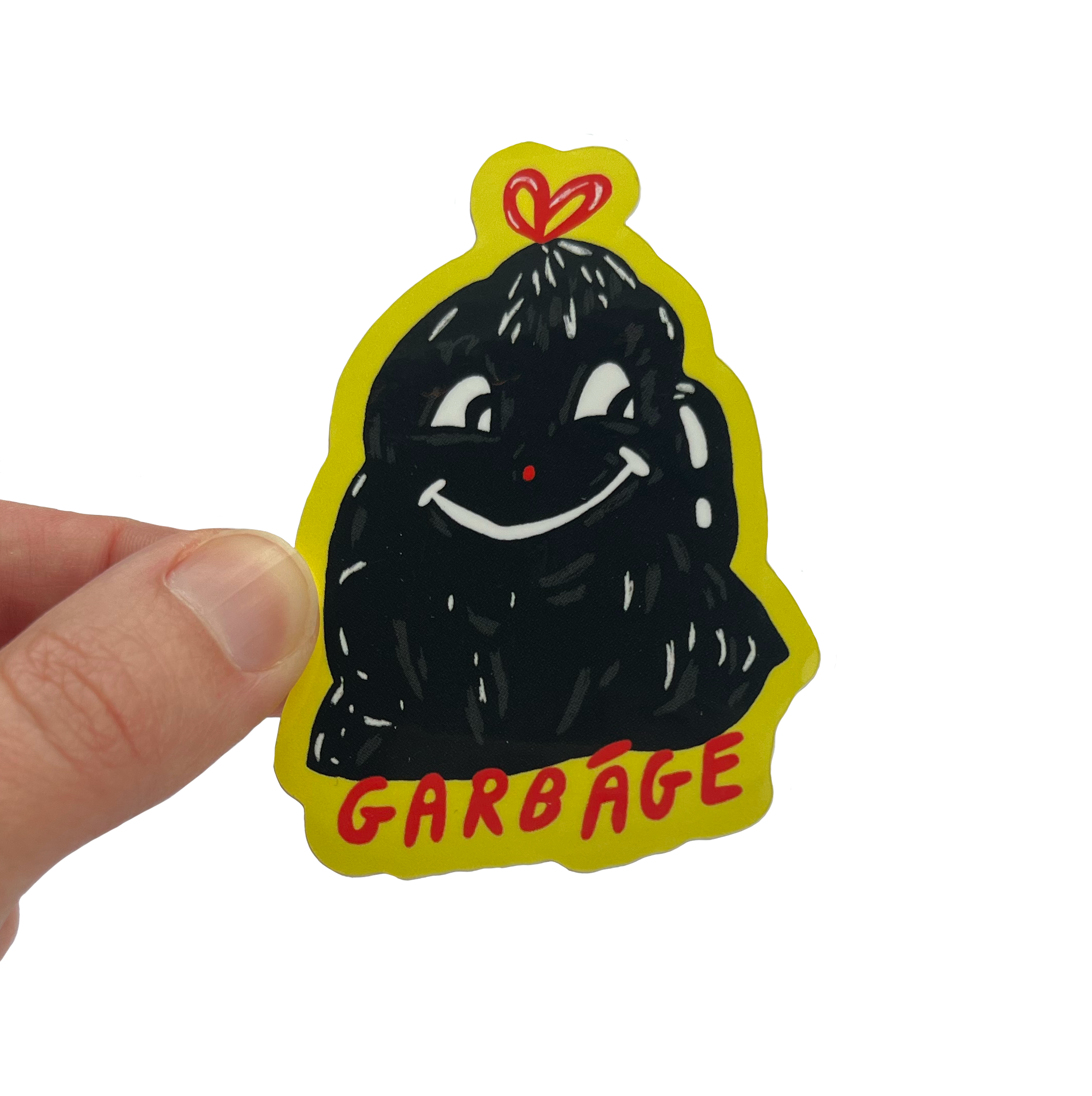 Cute Garbage Bag Sticker