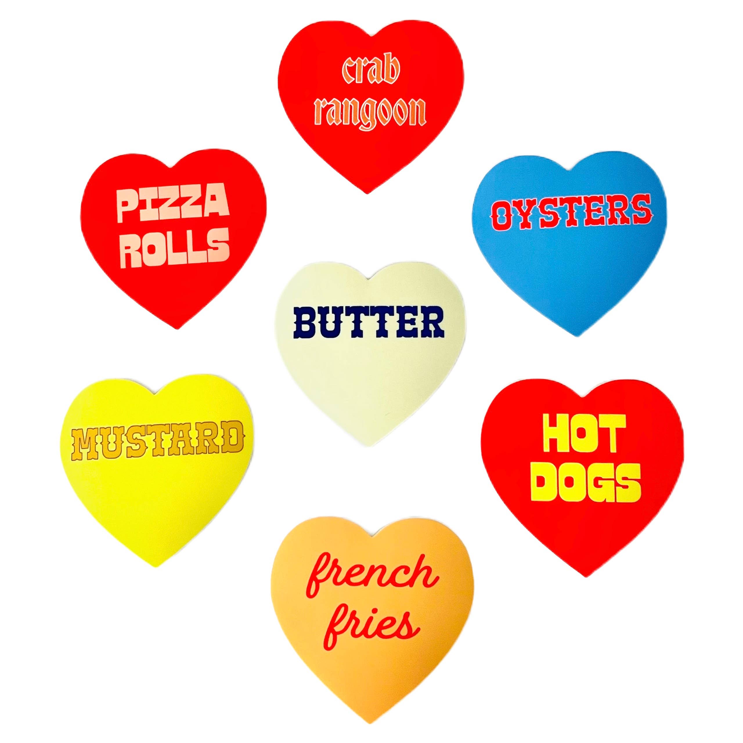 Butter heart sticker // foodie cooking chef Bakery gifts