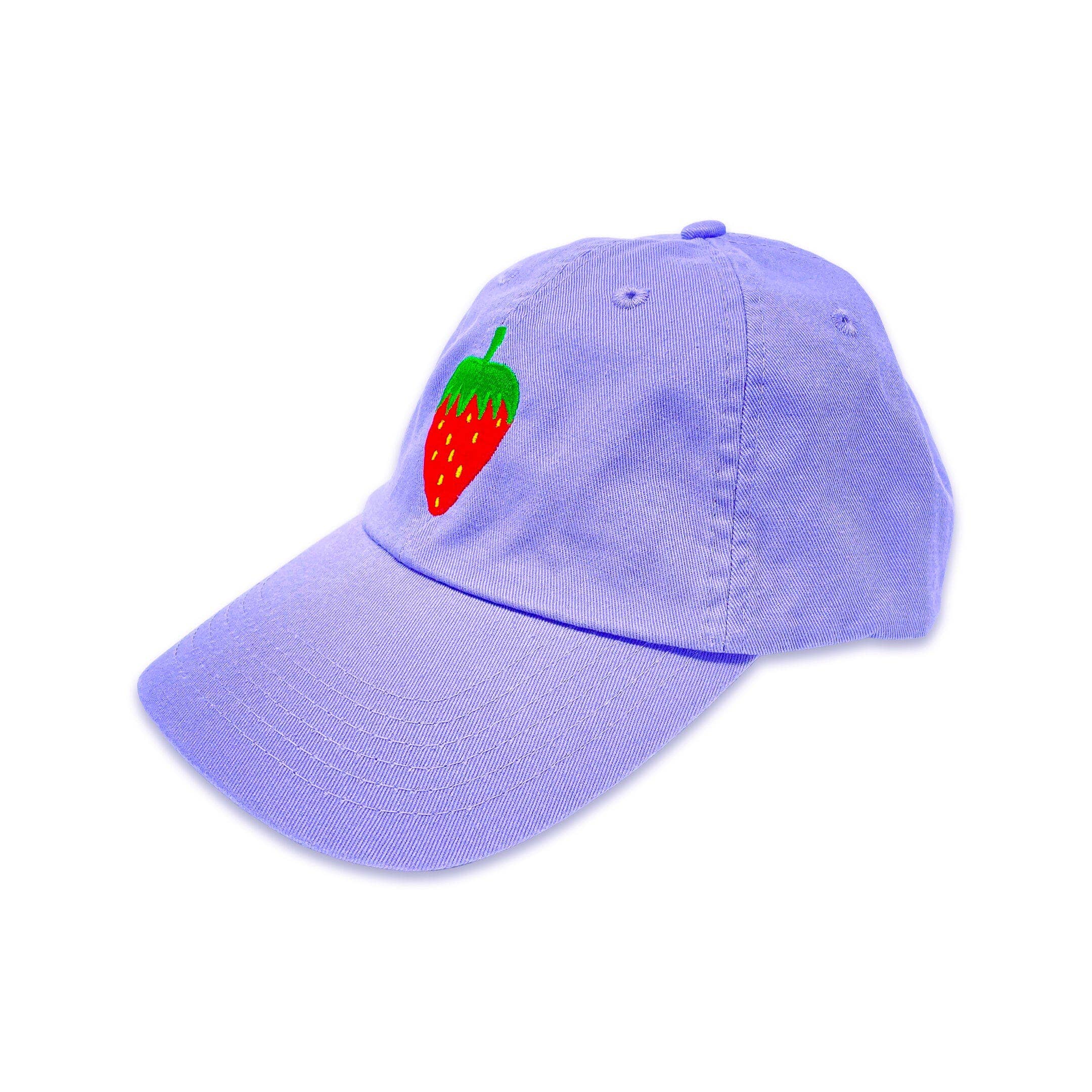 Embroidered Strawberry Hat