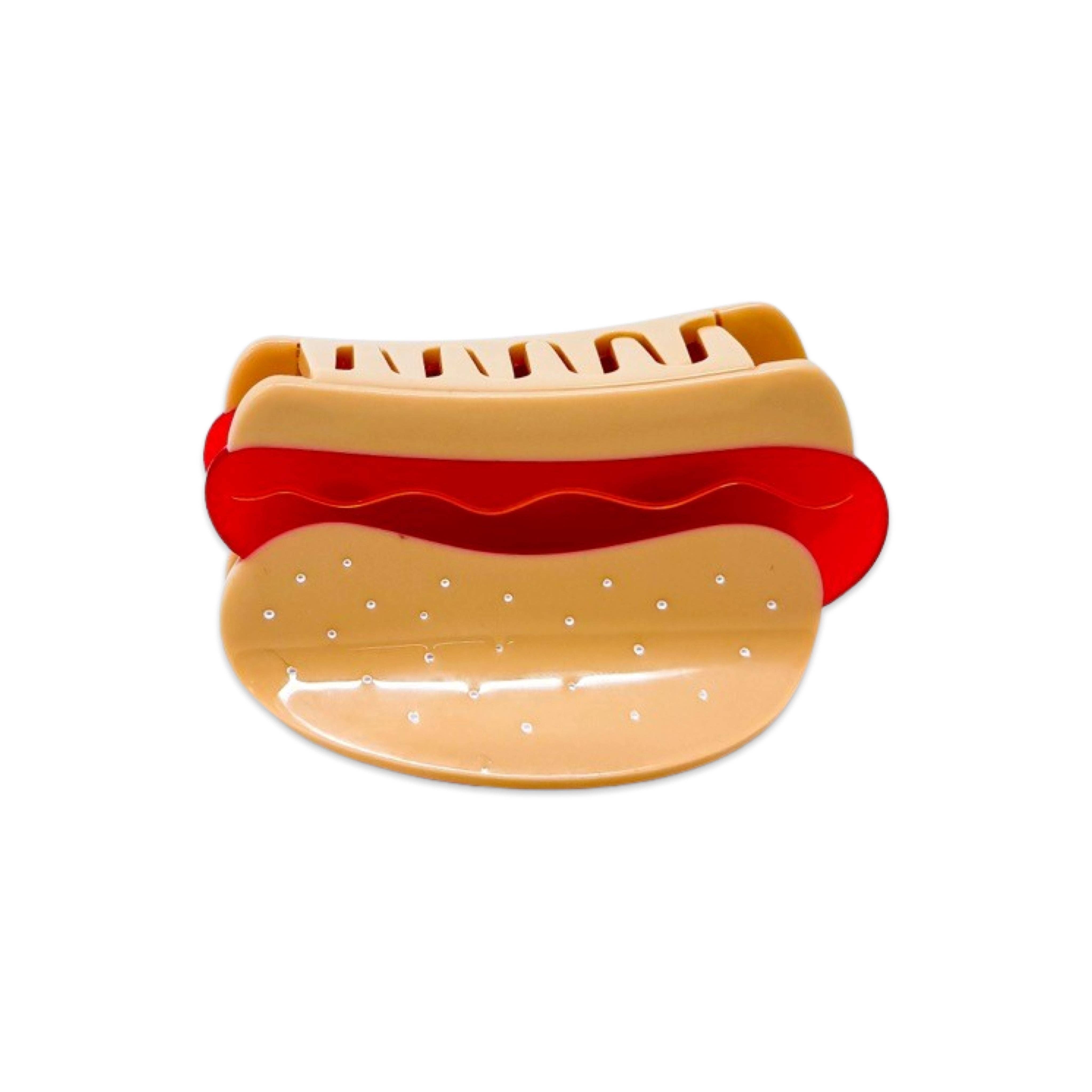 Mini Hot Dog Hair Claw