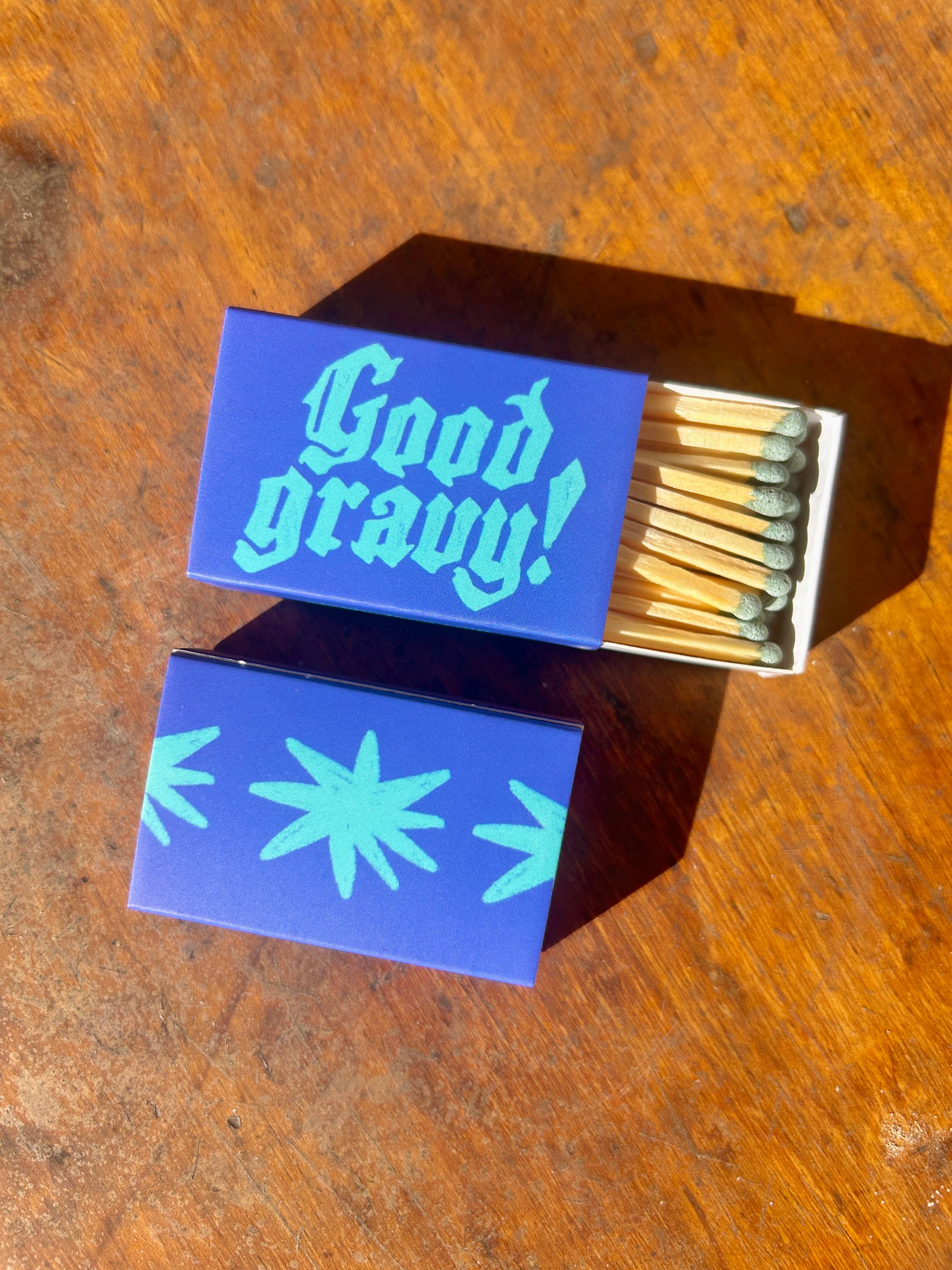 Good Gravy! Matches for Dinner Party, Home Decor, Candles