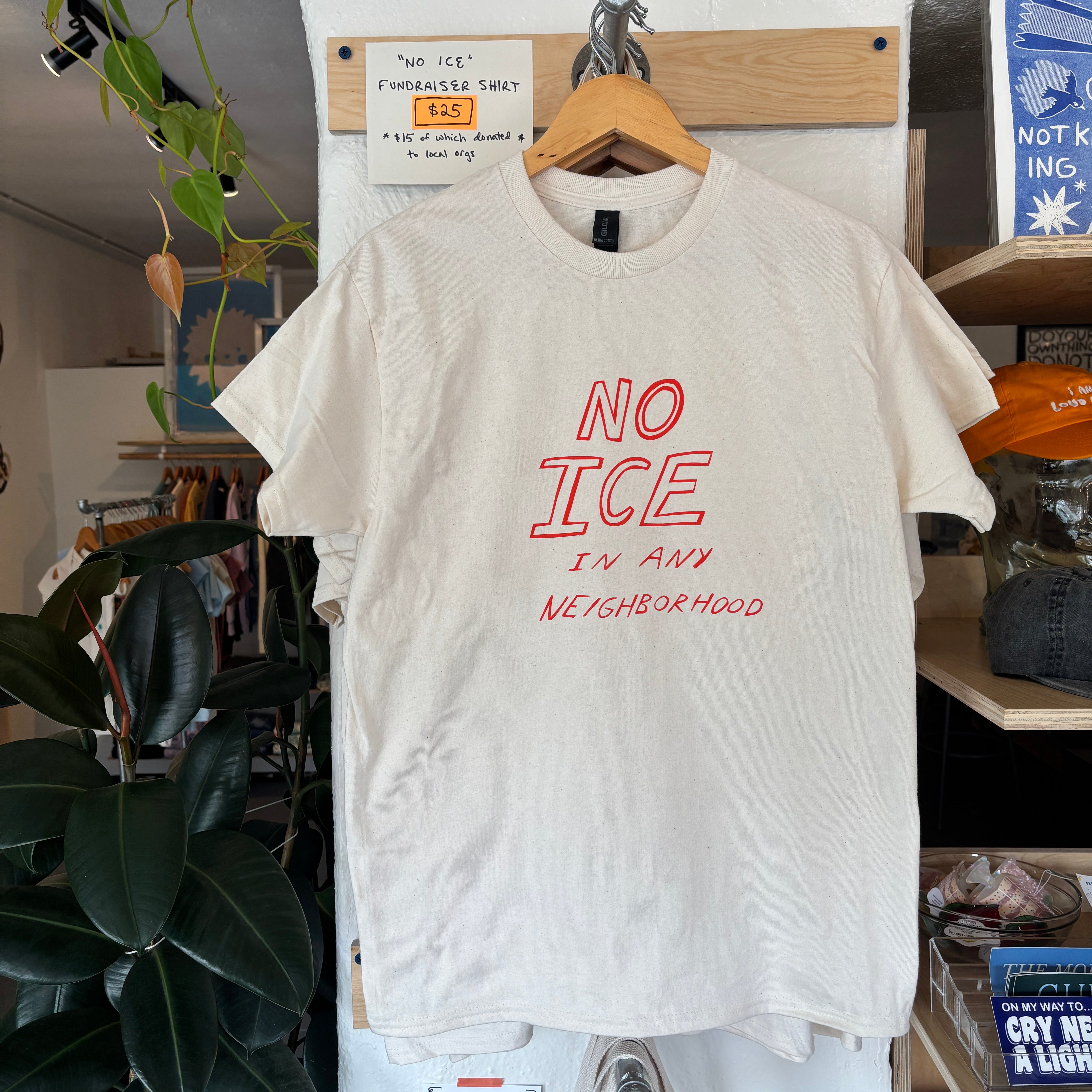 "No ICE" Fundraiser Shirt
