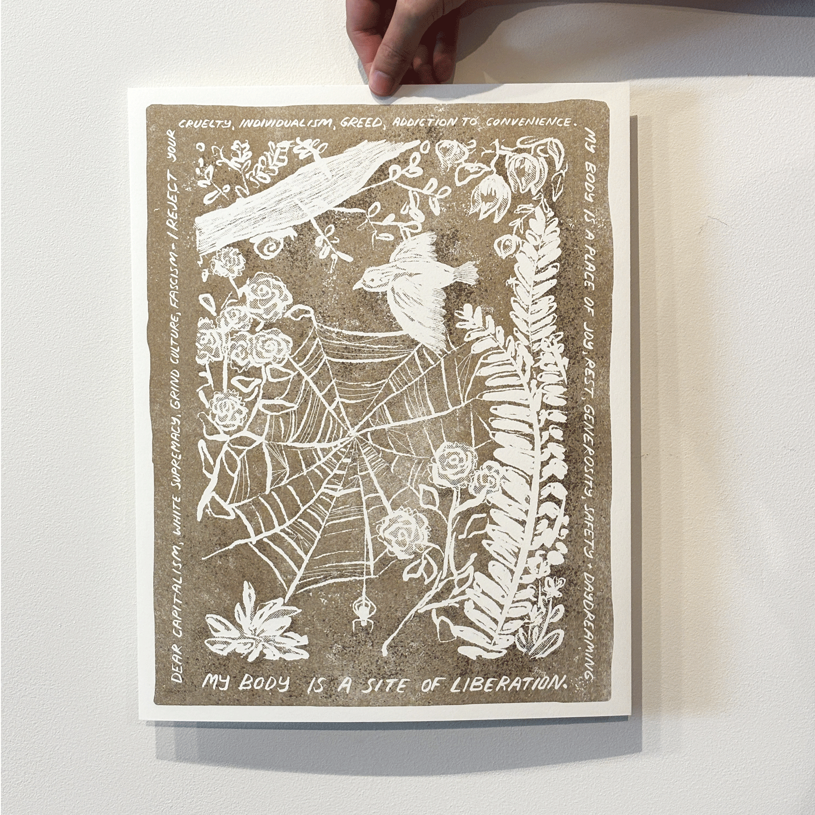 Site of Liberation Risograph Poster