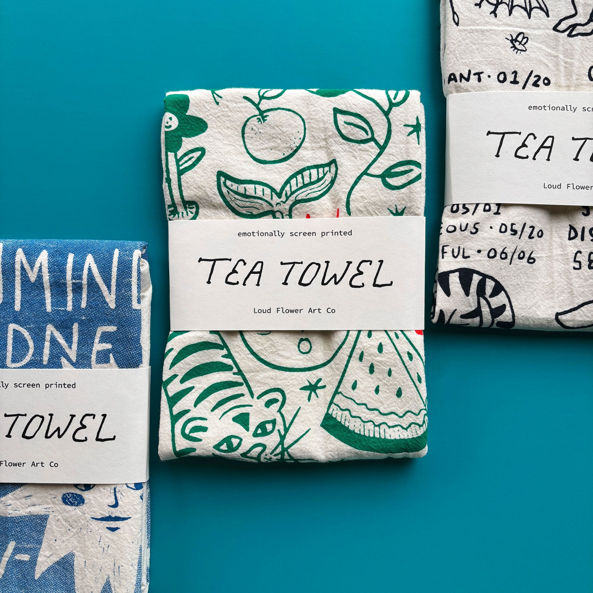 In The Garden Kitchen Tea Towel
