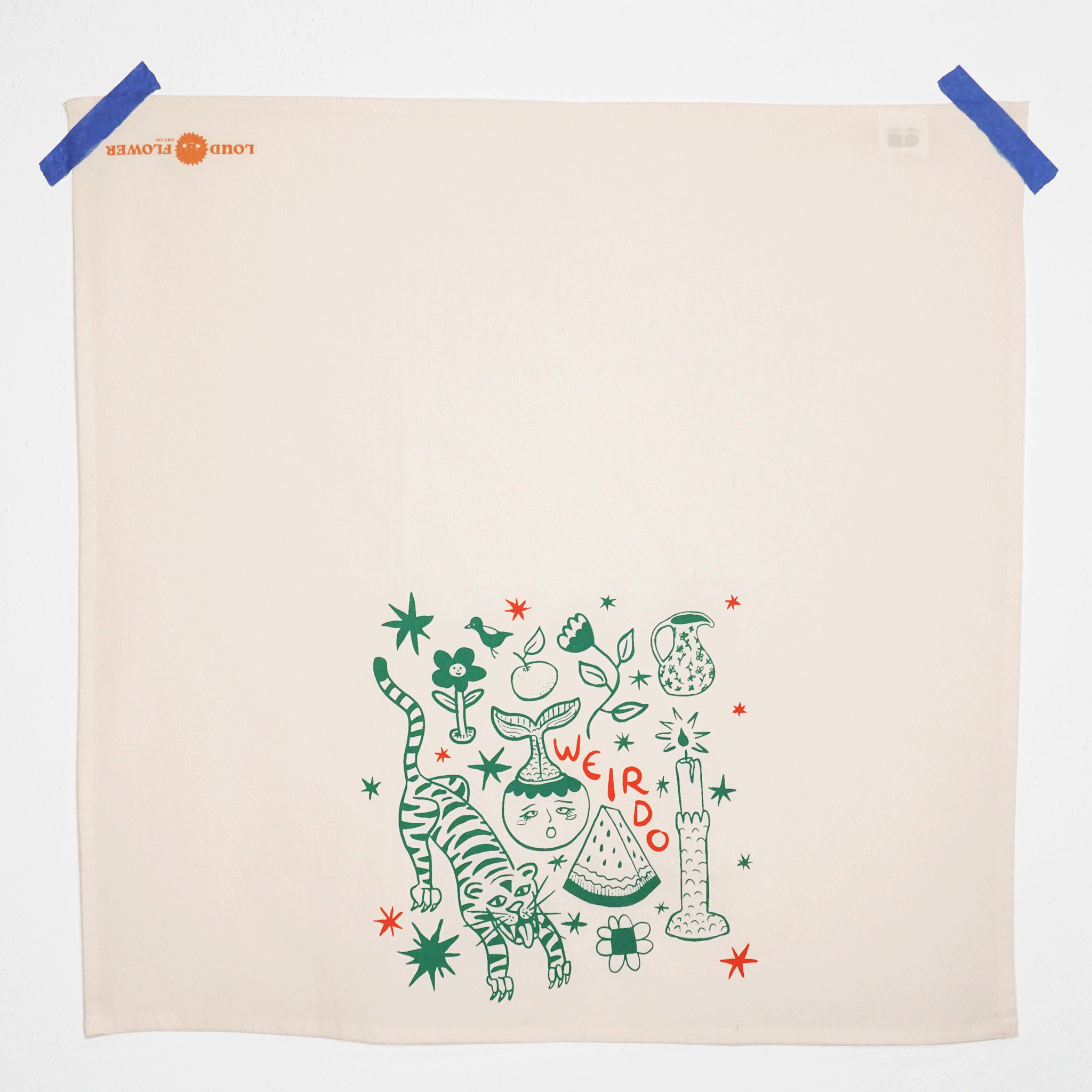 Weirdo Kitchen Tea Towel