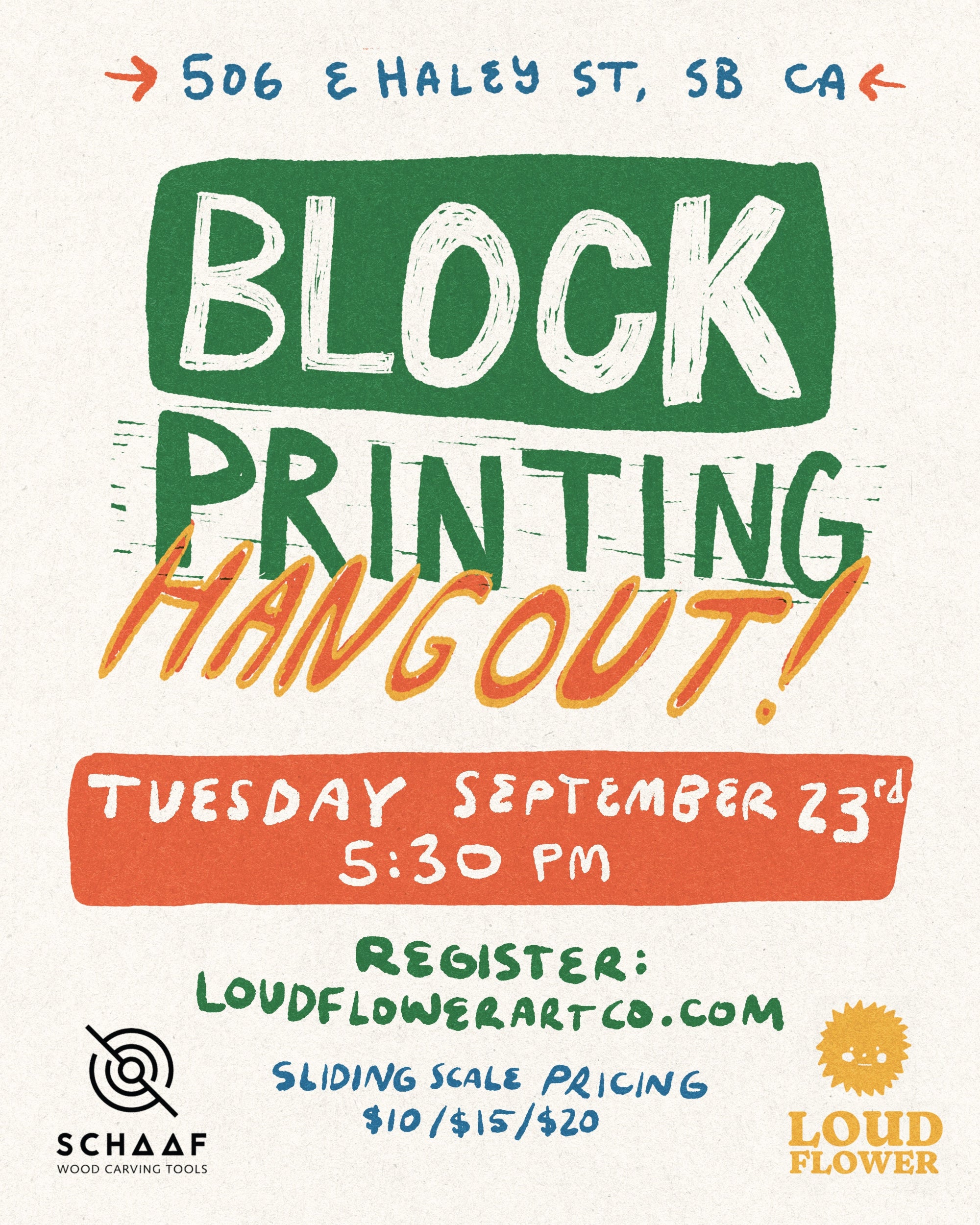 Block Printing Hang Out - 09/23/2025