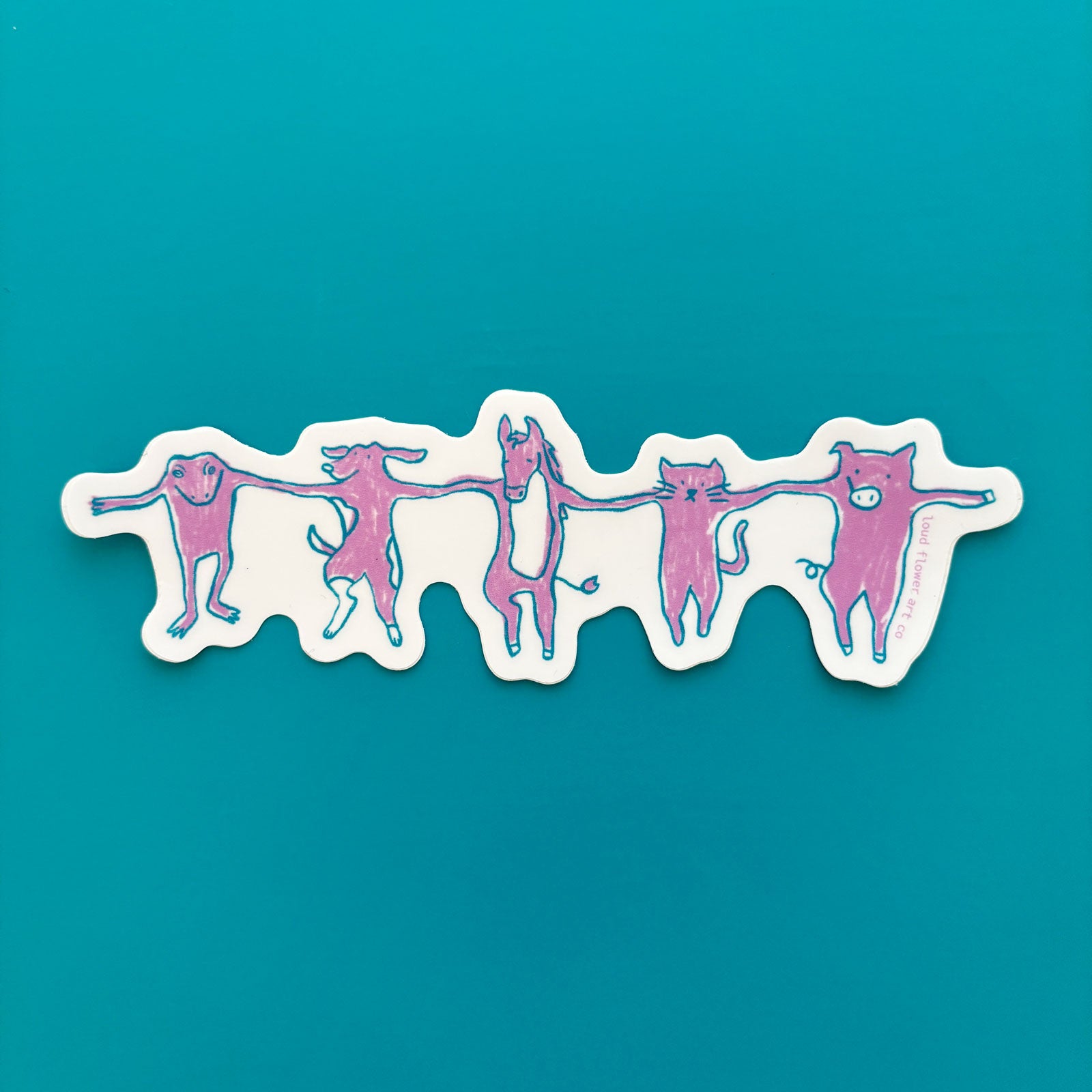 Existential Dread Dancers Sticker