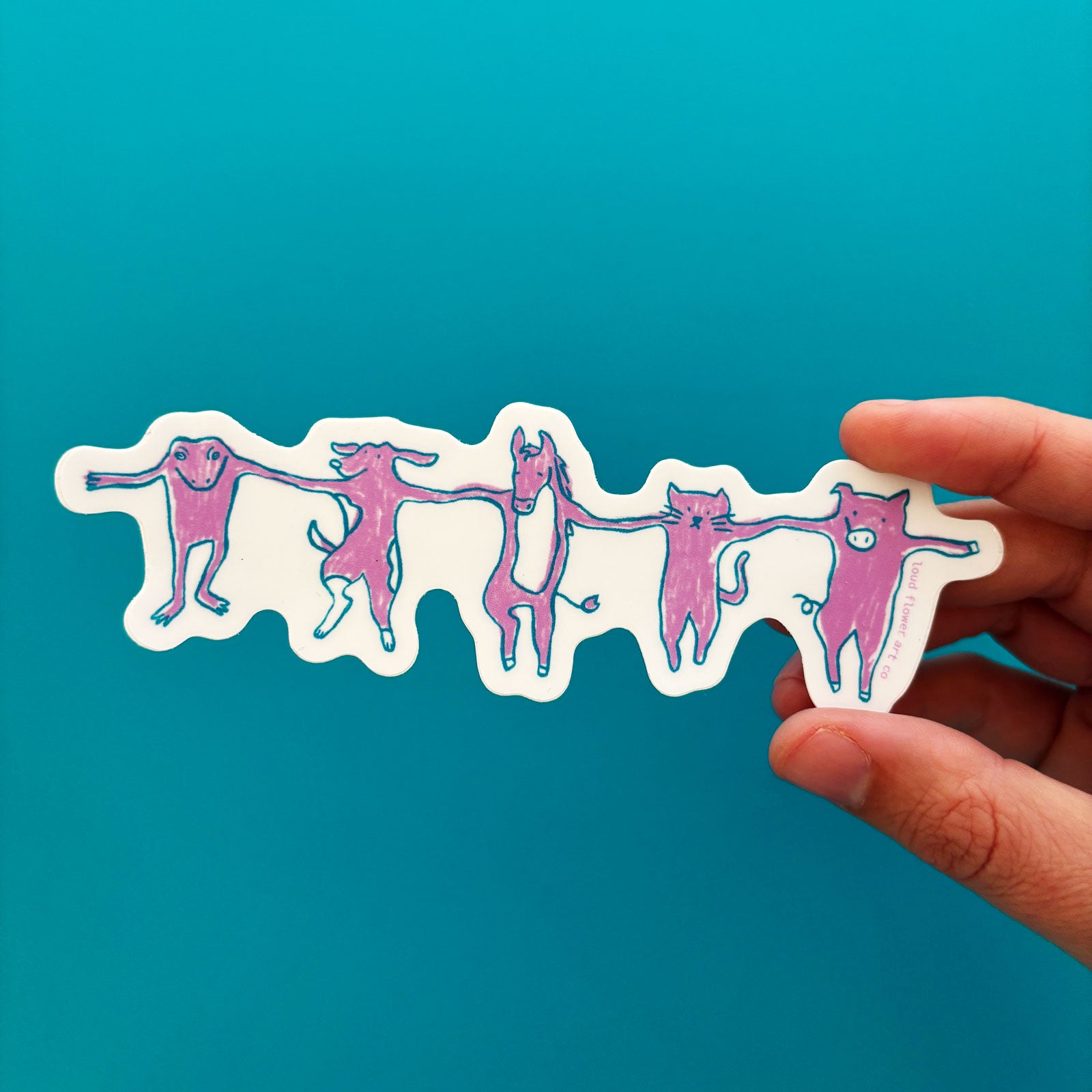 Existential Dread Dancers Sticker