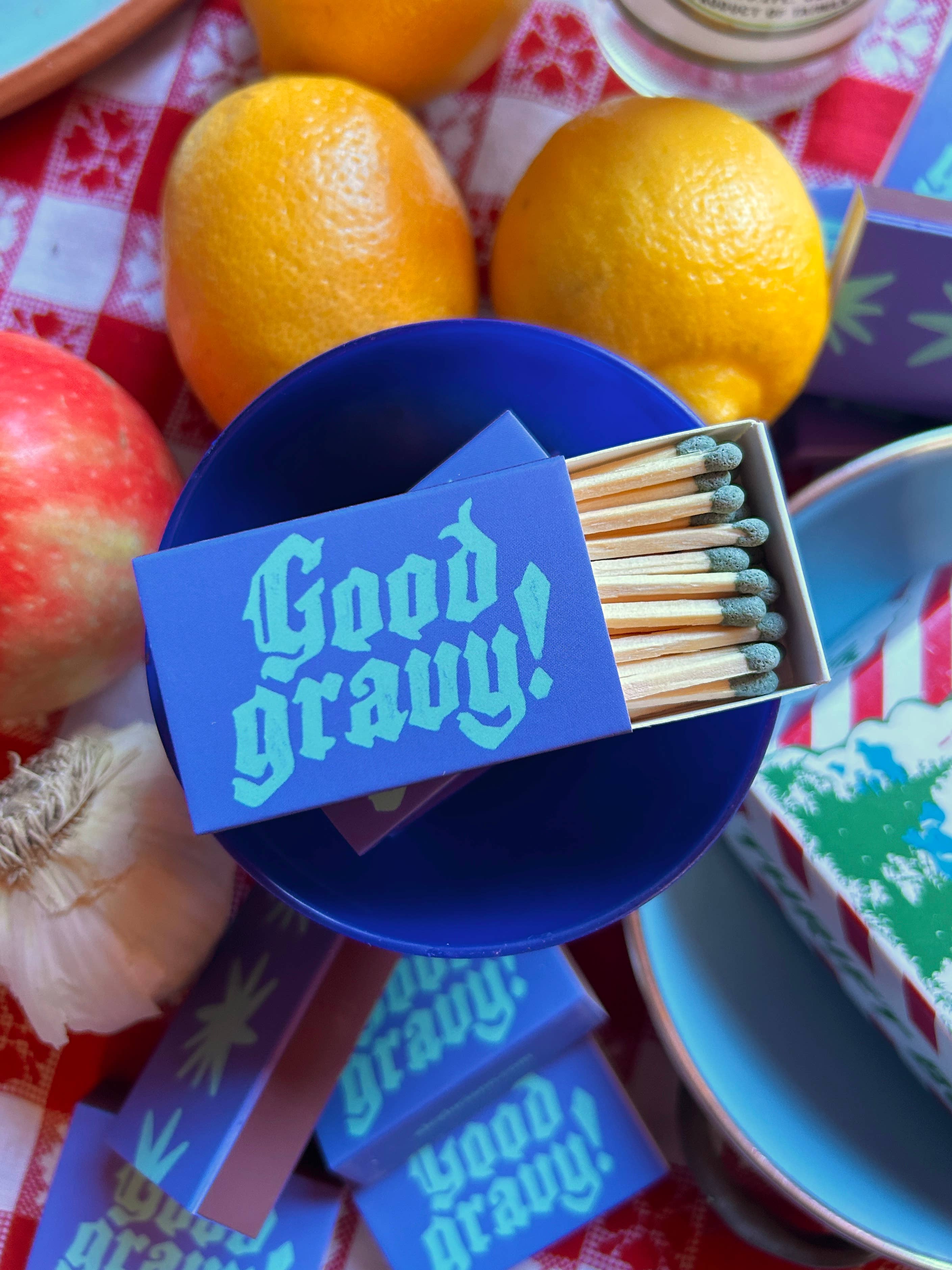 Good Gravy! Matches for Dinner Party, Home Decor, Candles