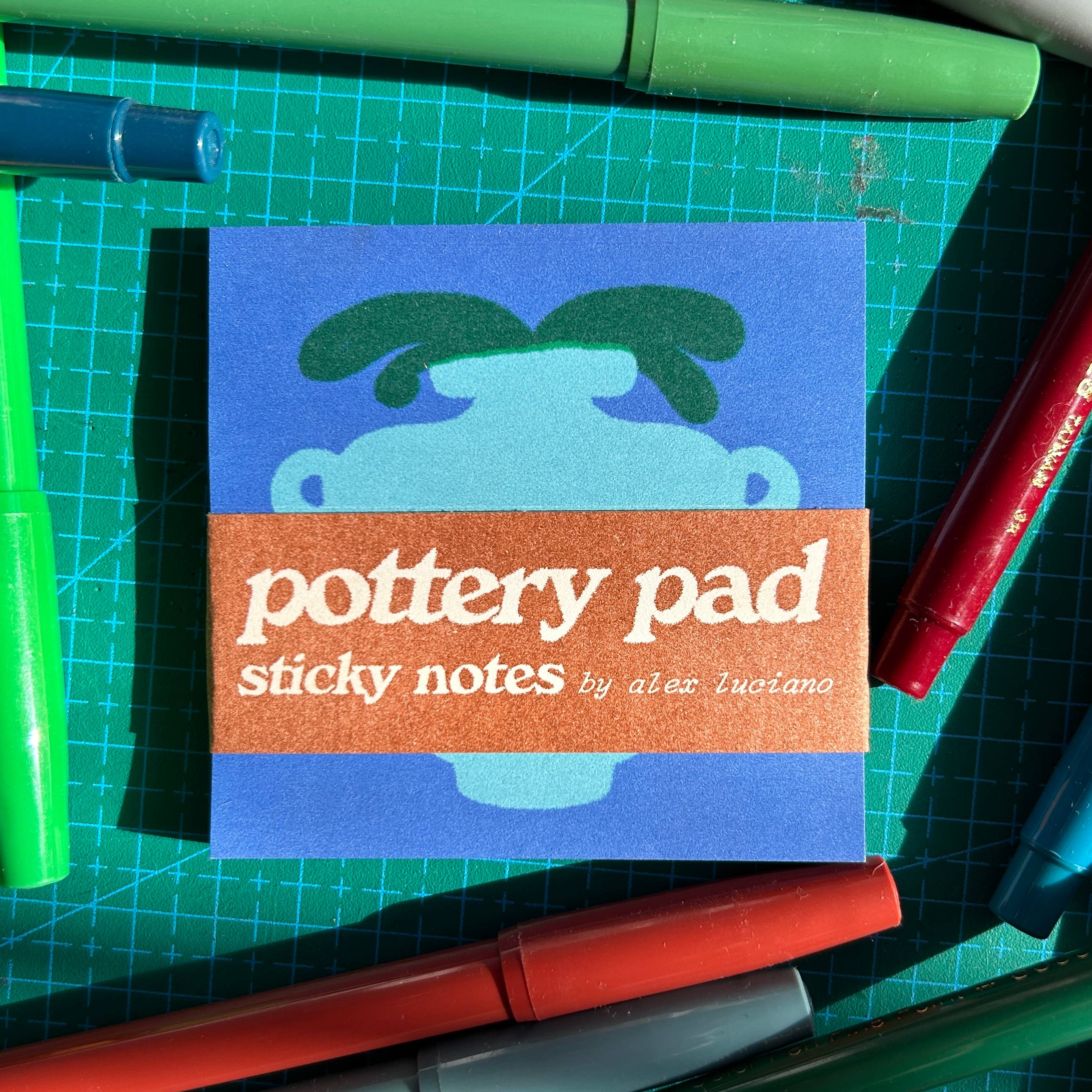 Pottery Sticky Note Pad