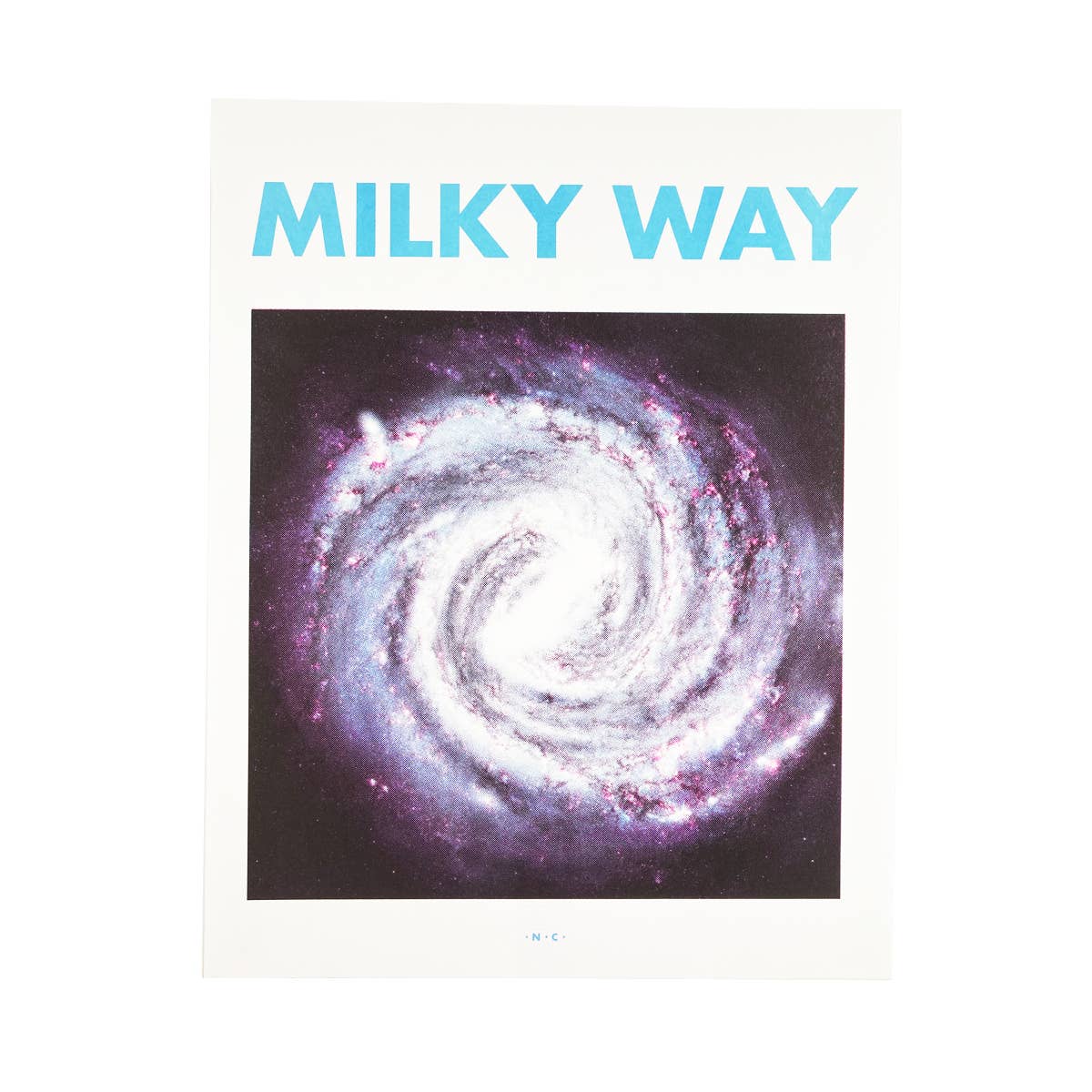 Milky Way Galaxy - Space Risograph Print