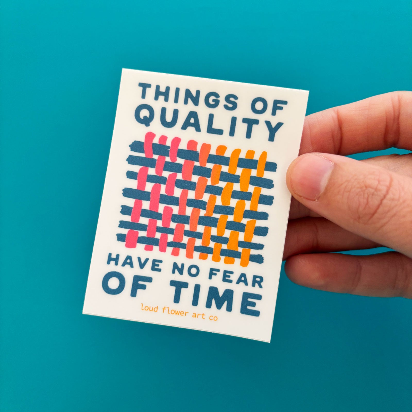 No Fear of Time Sticker