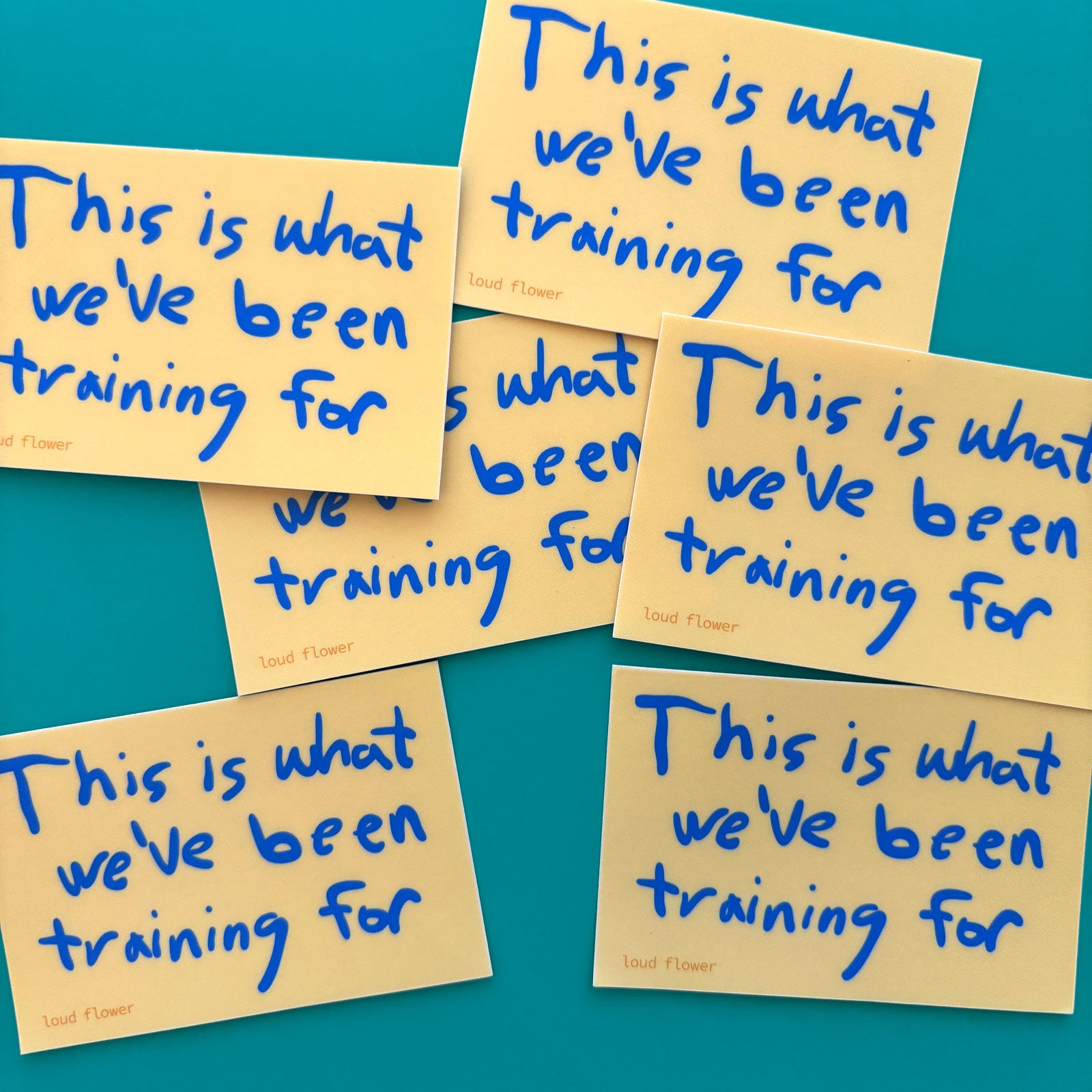 This is What We've Been Training For Sticker