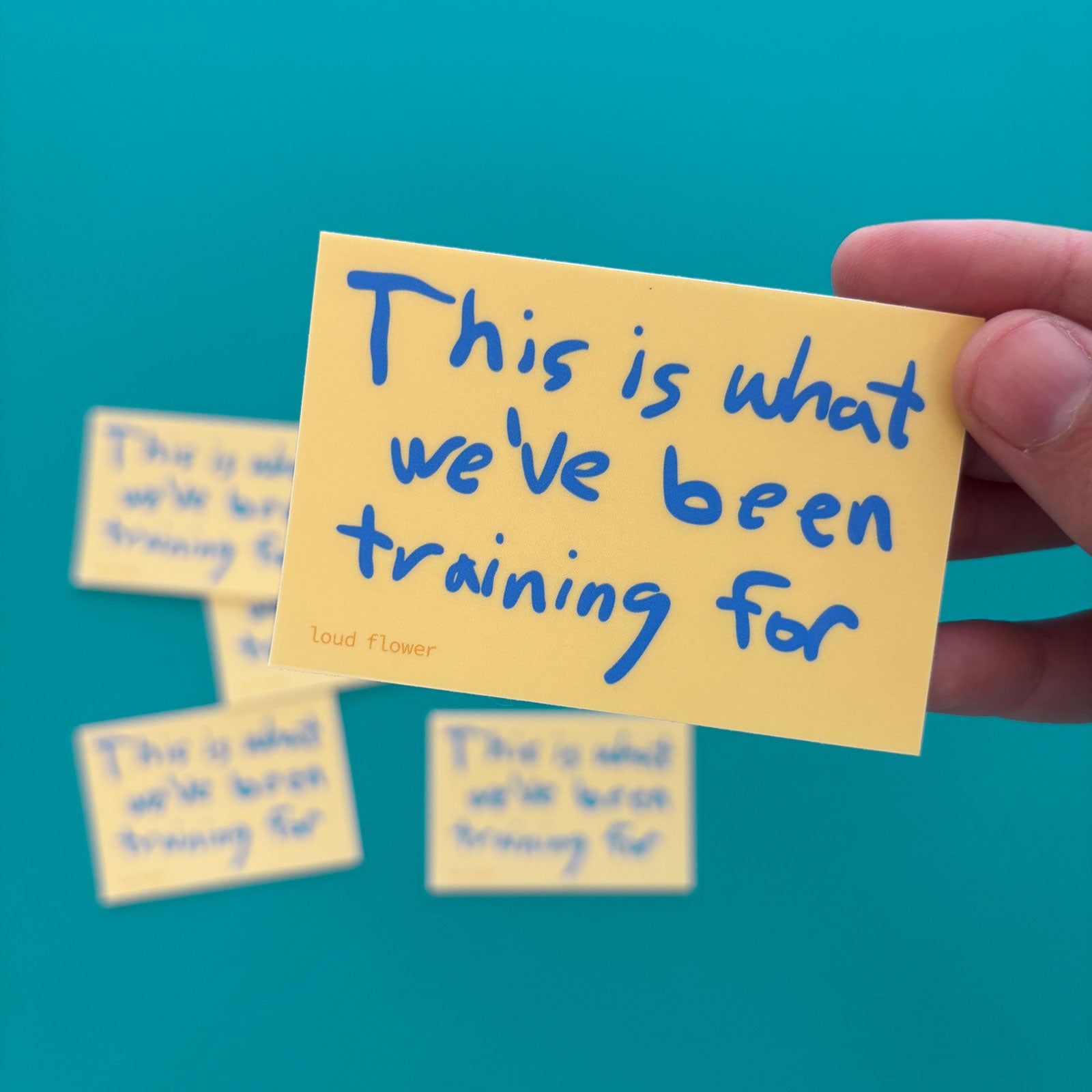 This is What We've Been Training For Sticker