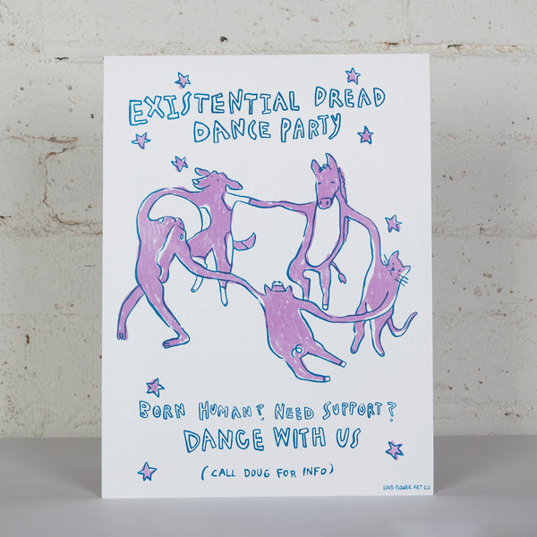 Existential Dance Party Poster