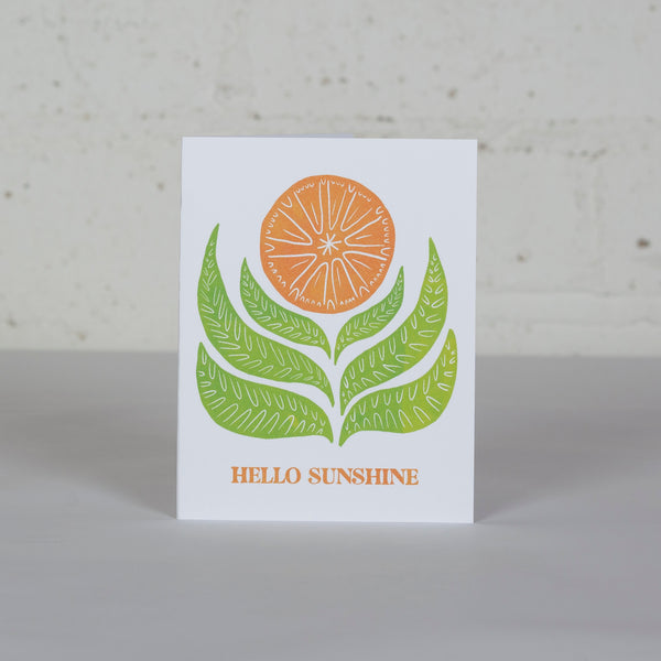 Hello Sunshine Greeting Card