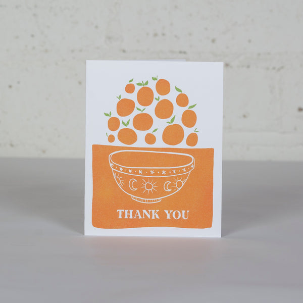 Thank You Oranges Greeting Card